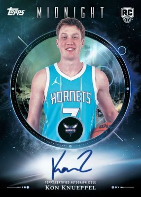 Rookie Jersey Autographs — 2025-26 Topps Midnight Basketball