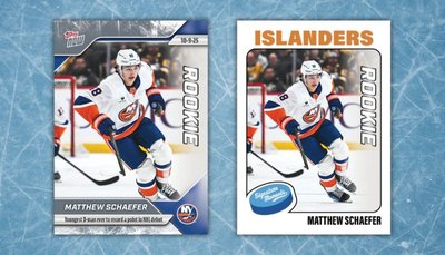 Matthew Schaefer #5 — Youngest D-man ever to record a point in NHL debut