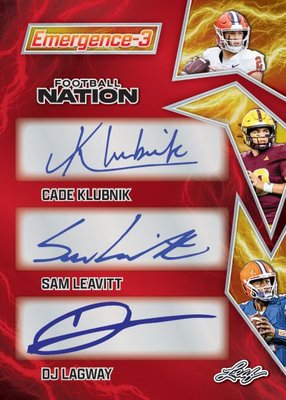 2025 Leaf Football Nation Checklist Overview — 2025 Leaf Football Nation
