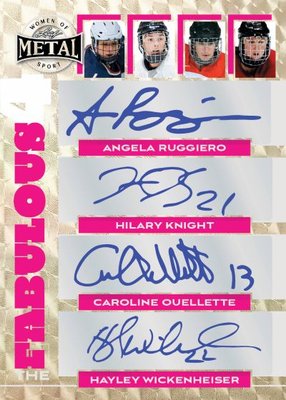 A League Of Her Own Autographs — 2025 Leaf Metal Women of Sport