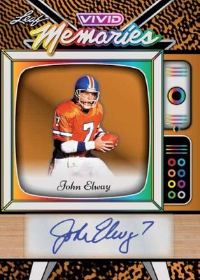 Bursting With Talent Auto — 2025 Leaf Vivid Football
