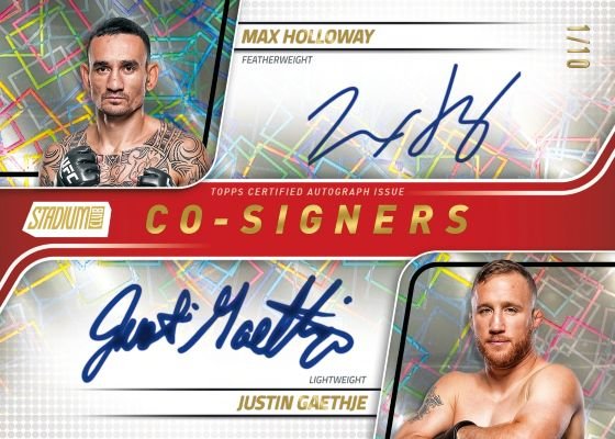 Autographs — 2025 Topps Stadium Club UFC