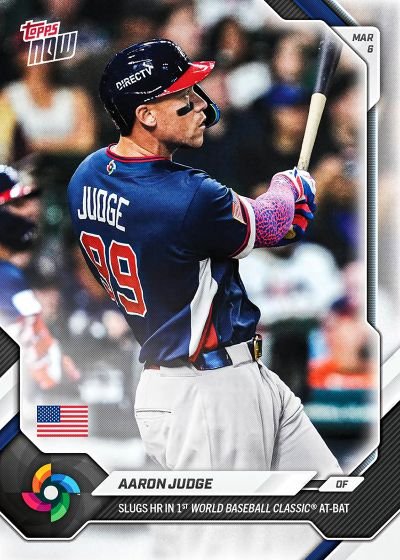 Aaron Judge #WB8 — Slugs HR in 1st World Baseball Classic At-Bat