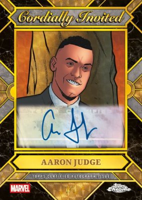 Cordially Invited Autographs — 2026 Topps Chrome Marvel Comics