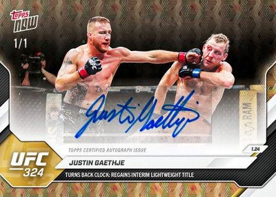 Justin Gaethje (Secures 1st Lightweight Crown With Stunning Win)*^ #18