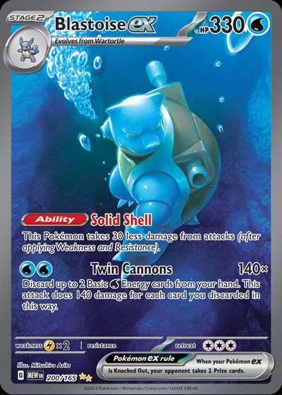 Blastoise ex #200