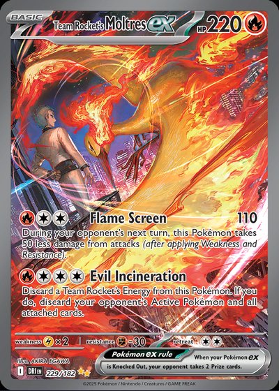 Team Rocket’s Moltres ex #229