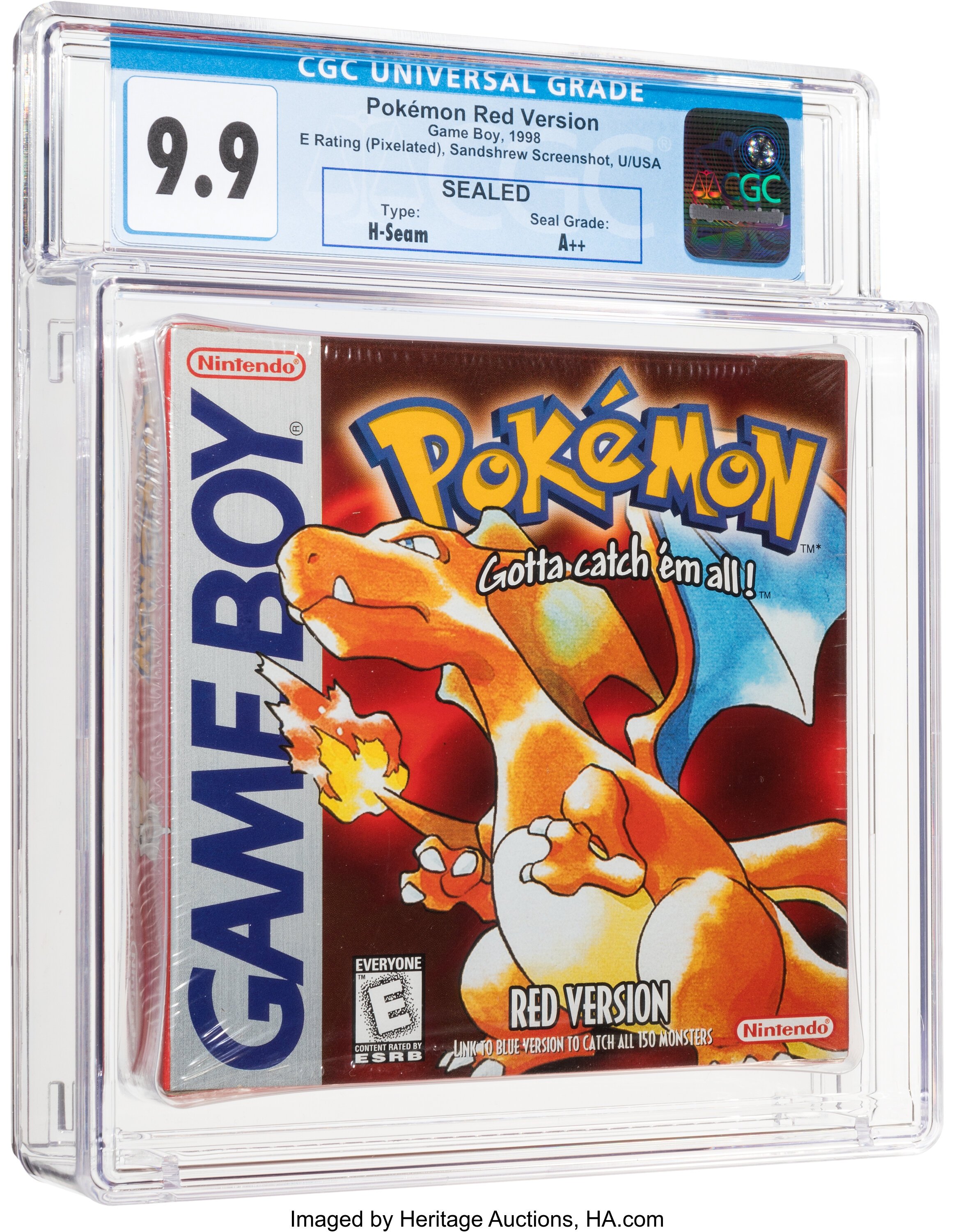 Pokémon Red Version graded slab