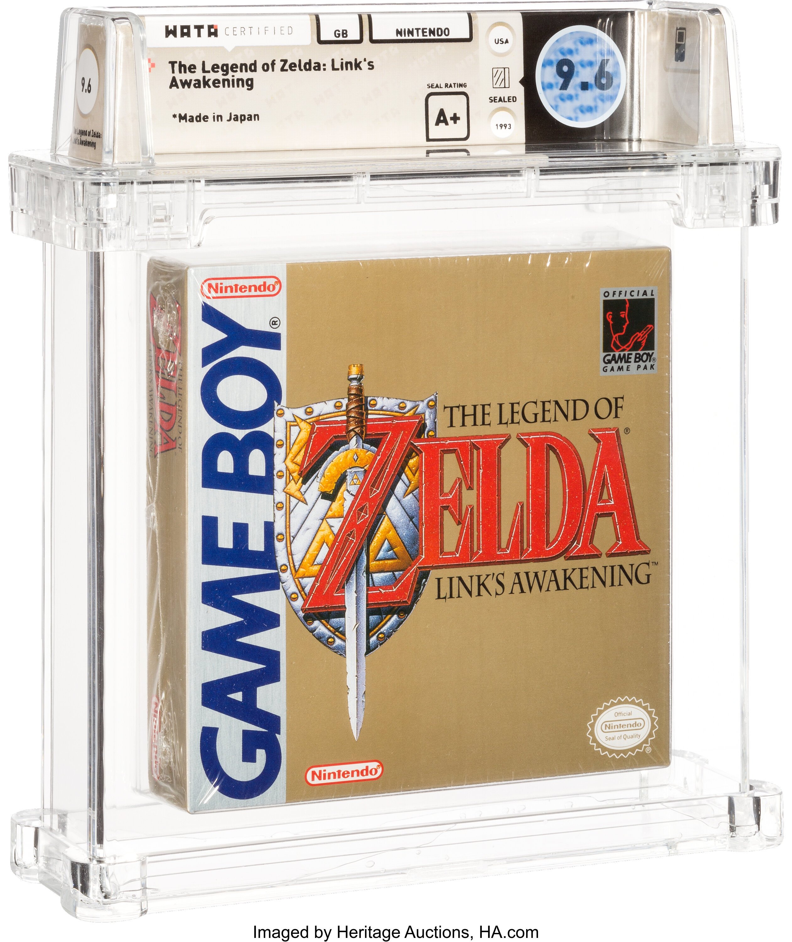 The Legend of Zelda: Link's Awakening graded slab